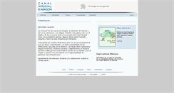 Desktop Screenshot of canalimperial.com